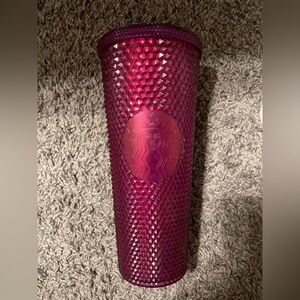 Starbucks Fuchsia Textured Tumbler